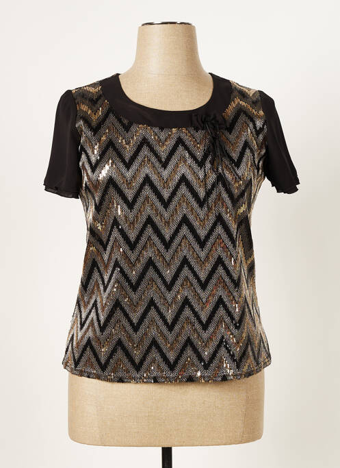 Top negru PARISIENNES femeie