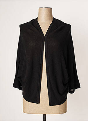 Vestă cu mâneci lungi negru LUNA DI SETA femeie