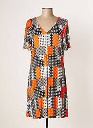 Rochie midi mâneci scurte mâneci scurte portocaliu ROSCH CREATIVE CULTURE femeie