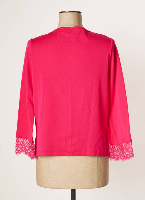 Vestă cu mâneci lungi roz OSCALITO femeie