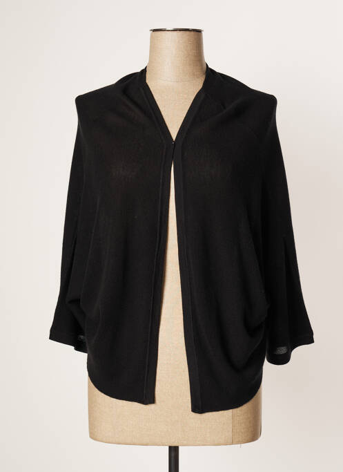 Vestă cu mâneci lungi negru LUNA DI SETA femeie