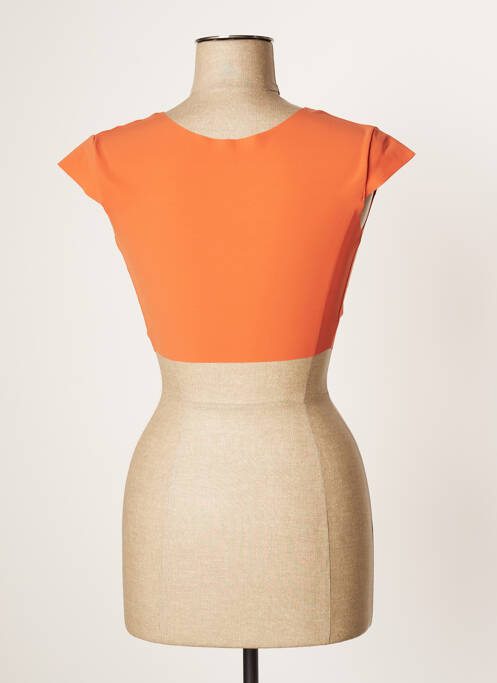 Cardigan petrecut portocaliu PAIN DE SUCRE femeie