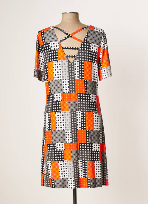 Rochie midi portocaliu ROSCH CREATIVE CULTURE femeie