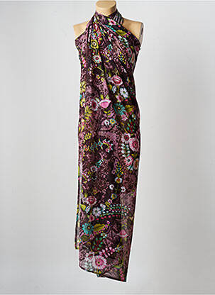 Pareo țesătură crep maro PAIN DE SUCRE femme