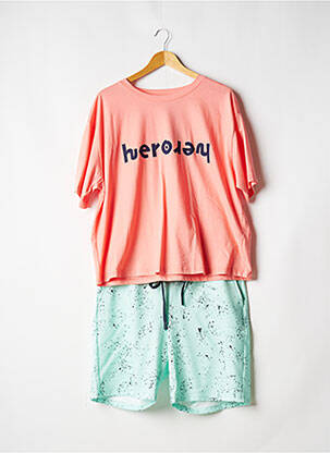 Pijamale scurte roz ROSCH CREATIVE CULTURE bărbat