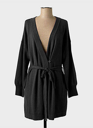 Vestă cu mâneci lungi negru MARJOLAINE femeie