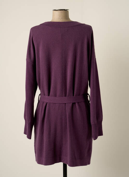 Vestă cu mâneci lungi violet MARJOLAINE femeie