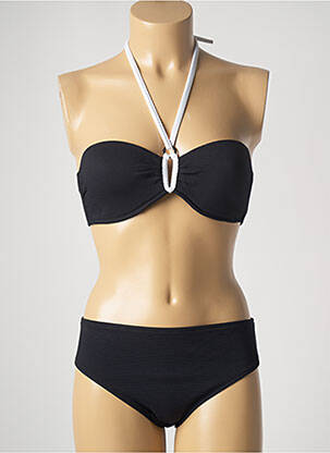 Costum de baie din două piese elasticitate negru TESSY femeie