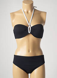 Costum de baie din două piese elasticitate negru TESSY femeie