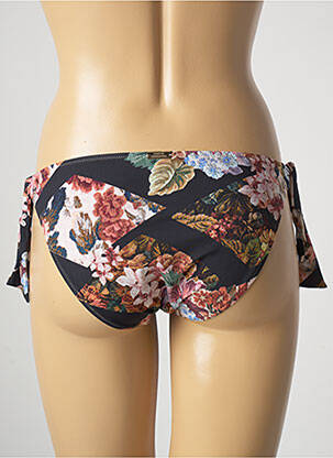 Chiloți de baie imprimeu floral bikini negru MARYAN MEHLHORN femeie