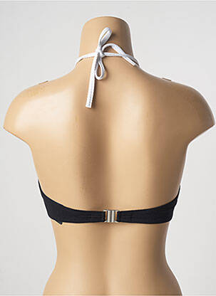 Sutien de costum de baie elasticitate top bentiță negru TESSY femeie