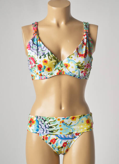 Costum de baie din două piese galben PAIN DE SUCRE femeie