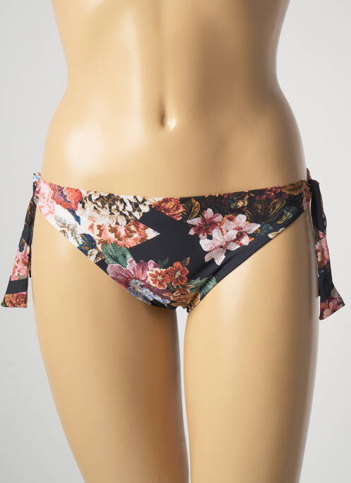 Chiloți de baie imprimeu floral bikini negru MARYAN MEHLHORN femme