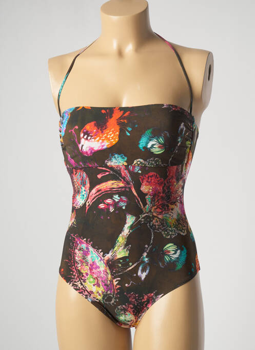 Costum de baie dintr-o singură piesă maro PAIN DE SUCRE femeie