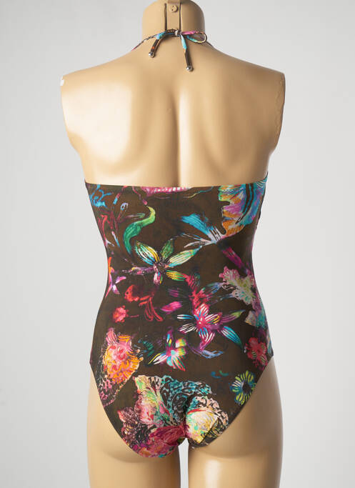 Costum de baie dintr-o singură piesă maro PAIN DE SUCRE femeie