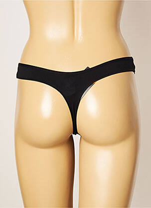 Tanga efect material satinat verde MARIE JO femeie