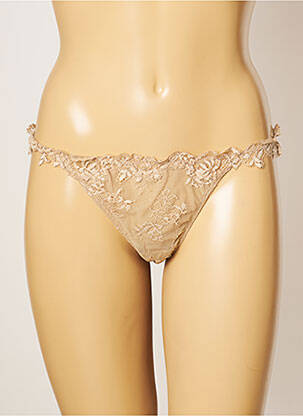 Tanga bej COTTON CLUB femeie