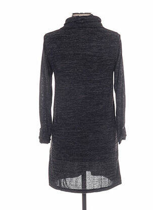 Rochie scurtă mâneci 3/4 mâneci 3/4 gri BONOBO JEANS femeie