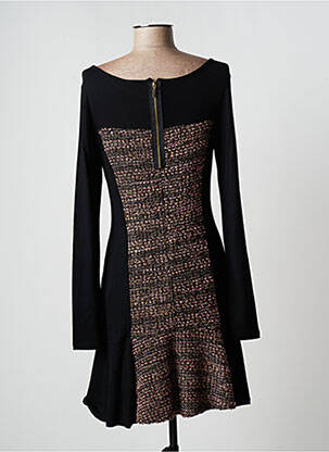Rochie midi mâneci lungi mâneci lungi negru FLY GIRL femeie