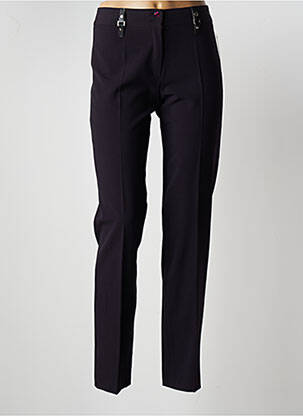Pantalon drept elasticitate mărime normală violet COM ELLE femeie