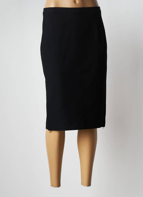 Fustă midi negru TRICOT CHIC femeie