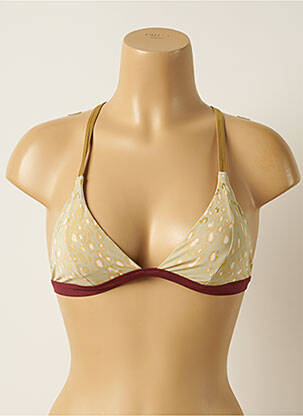 Sutien de costum de baie bretele elastice reglabile sutien balconet cu decolteu înalt verde H&M femeie