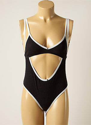 Body guler rotund fără mâneci negru HOUSE OF SILK femeie