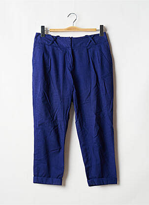 Pantalon trei sferturi țesătură poplin mărime normală violet ATMOSPHERE femeie