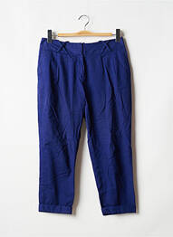 Pantalon trei sferturi țesătură poplin mărime normală violet ATMOSPHERE femme