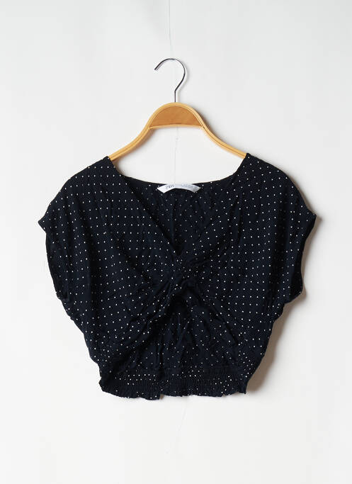 Top negru ZARA femeie