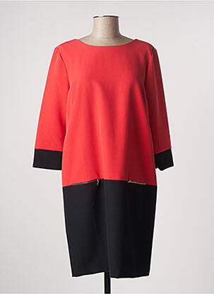 Rochie midi roșu ELEONORA AMADEI femeie