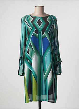 Rochie midi verde ELEONORA AMADEI femeie