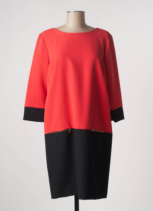 Rochie midi roșu ELEONORA AMADEI femeie