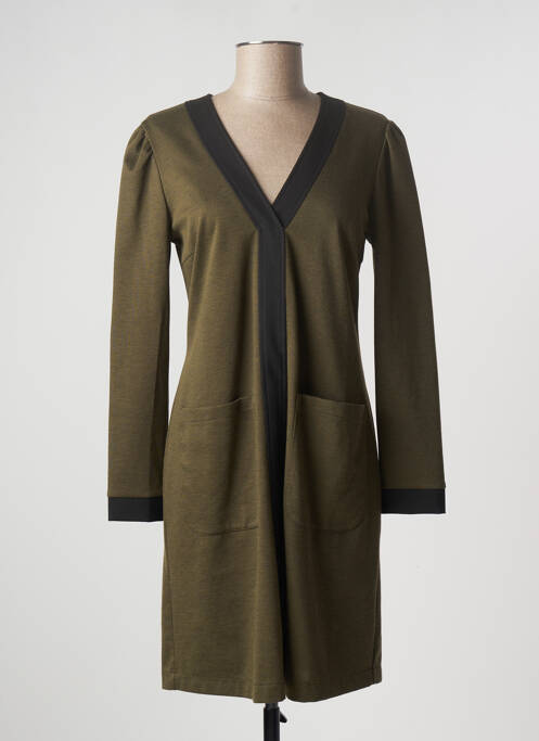 Rochie midi verde ELEONORA AMADEI femeie