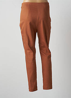 Pantalon slim talie înaltă talie înaltă maro RINASCIMENTO femeie