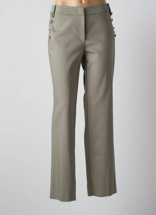 Pantalon slim verde EVA KAYAN femeie