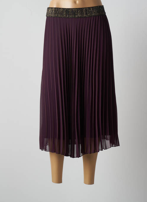 Fustă midi violet HANITA femeie