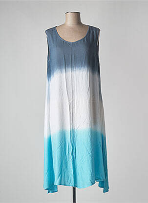 Rochie midi albastru TERRE ROUGE femeie