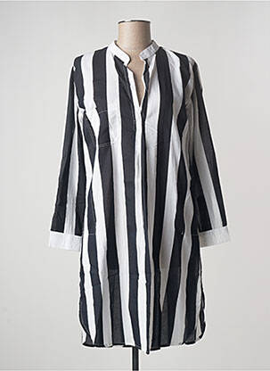 Rochie midi mâneci lungi mâneci lungi negru TERRE ROUGE femeie