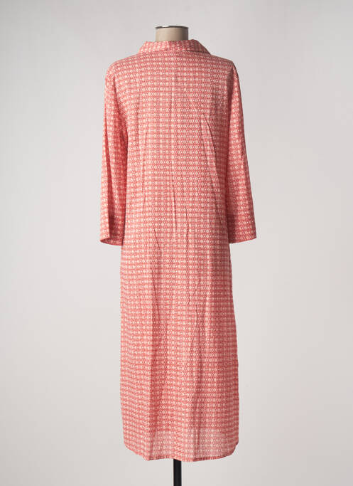 Rochie midi roz TERRE ROUGE femeie