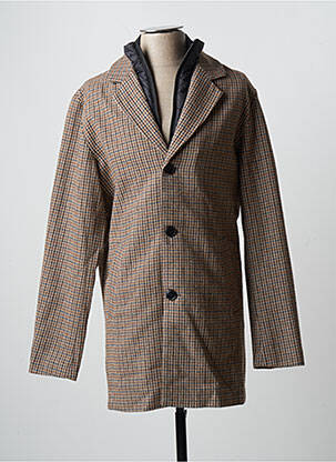 Palton lung bej JACK & JONES bărbat