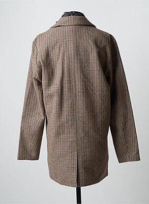 Palton lung mâneci lungi fără glugă bej JACK & JONES bărbat