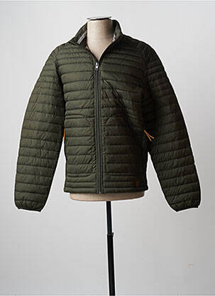 Geacă matlasată buzunare fără glugă verde JACK & JONES bărbat