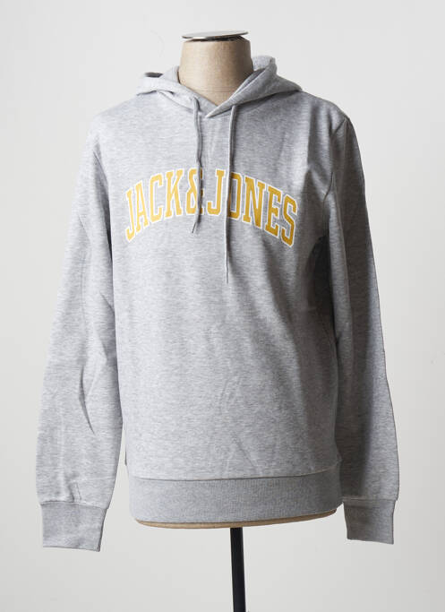 Hanorac cu glugă gri JACK & JONES bărbat