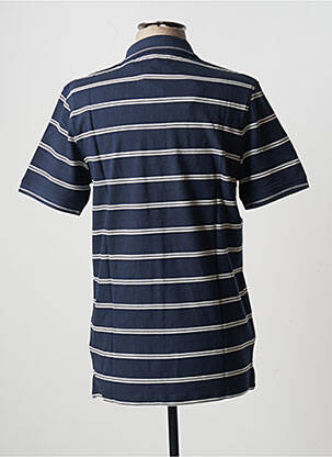 Polo elasticitate mâneci scurte albastru JACK & JONES bărbat