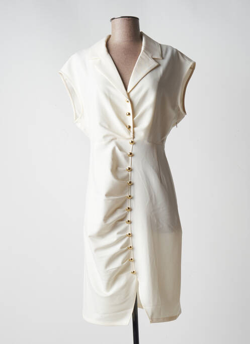 Rochie midi bej K-DESIGN femeie