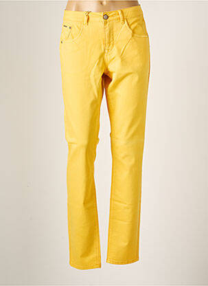 Pantalon slim galben CREAM femeie