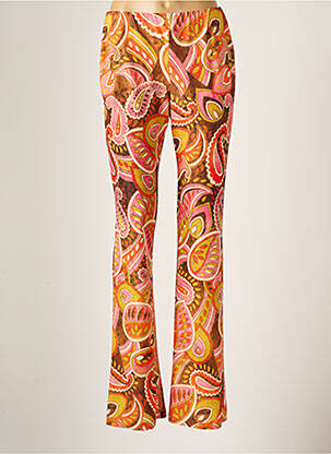 Pantalon evazat portocaliu LOLA CASADEMUNT femeie