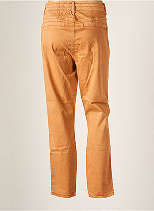 Pantalon 7/8 țesătură poplin mărime normală portocalie CREAM femeie
