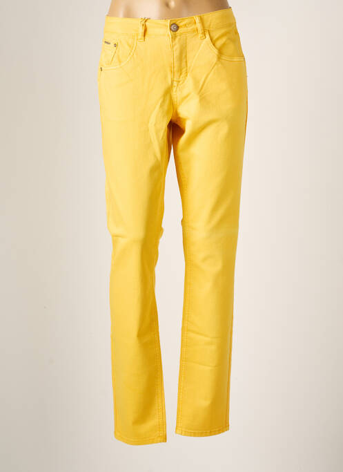 Pantalon slim galben CREAM femeie